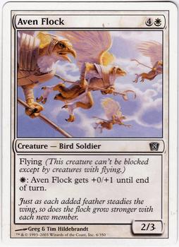 2003 Magic the Gathering 8th Edition #6 Aven Flock Front