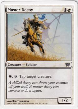 2003 Magic the Gathering 8th Edition #29 Master Decoy Front