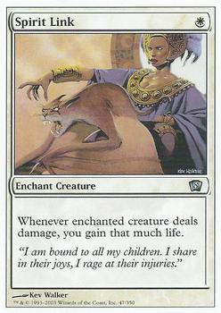 2003 Magic the Gathering 8th Edition #47 Spirit Link Front