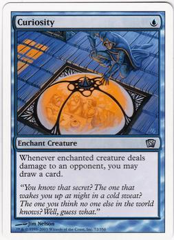 2003 Magic the Gathering 8th Edition #72 Curiosity Front