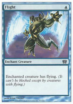 2003 Magic the Gathering 8th Edition #80 Flight Front