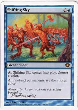 2003 Magic the Gathering 8th Edition #100 Shifting Sky Front