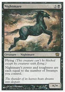2003 Magic the Gathering 8th Edition #150 Nightmare Front