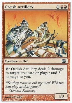 2003 Magic the Gathering 8th Edition #207 Orcish Artillery Front