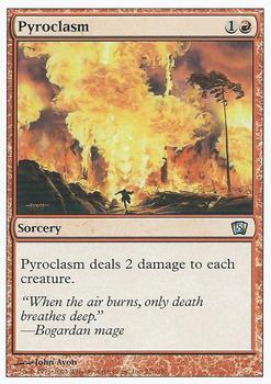 2003 Magic the Gathering 8th Edition #210 Pyroclasm Front