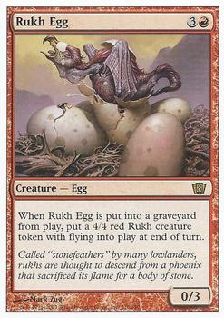 2003 Magic the Gathering 8th Edition #216 Rukh Egg Front
