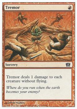 2003 Magic the Gathering 8th Edition #228 Tremor Front