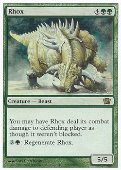 2003 Magic the Gathering 8th Edition #277 Rhox Front