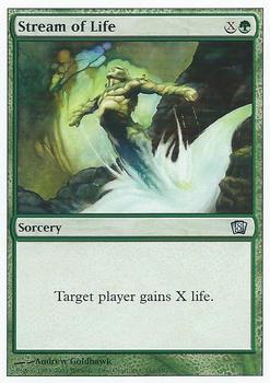 2003 Magic the Gathering 8th Edition #282 Stream of Life Front
