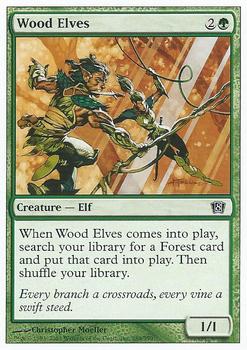2003 Magic the Gathering 8th Edition #289 Wood Elves Front