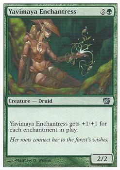 2003 Magic the Gathering 8th Edition #290 Yavimaya Enchantress Front