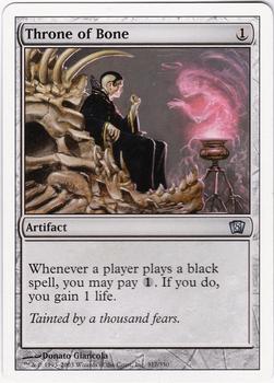 2003 Magic the Gathering 8th Edition #317 Throne of Bone Front