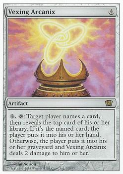 2003 Magic the Gathering 8th Edition #319 Vexing Arcanix Front