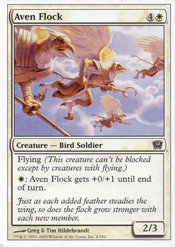 2005 Magic the Gathering 9th Edition #4 Aven Flock Front