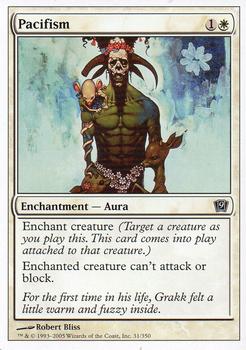 2005 Magic the Gathering 9th Edition #31 Pacifism Front