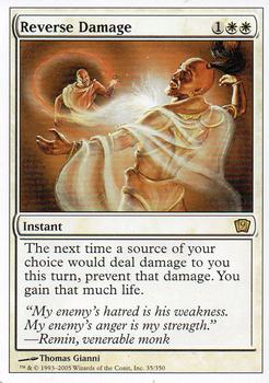 2005 Magic the Gathering 9th Edition #35 Reverse Damage Front