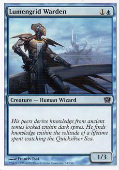 2005 Magic the Gathering 9th Edition #84 Lumengrid Warden Front