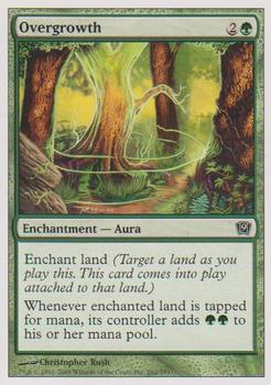 2005 Magic the Gathering 9th Edition #262 Overgrowth Front