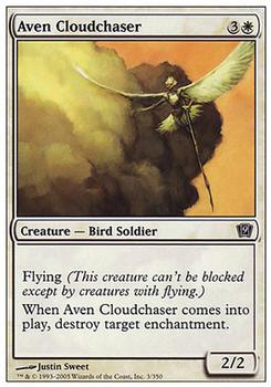 2005 Magic the Gathering 9th Edition #3 Aven Cloudchaser Front