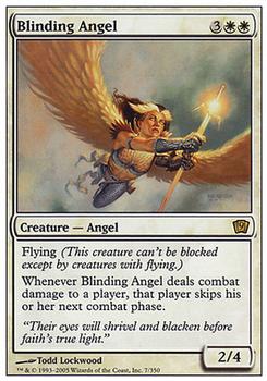 2005 Magic the Gathering 9th Edition #7 Blinding Angel Front