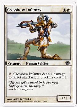 2005 Magic the Gathering 9th Edition #12 Crossbow Infantry Front