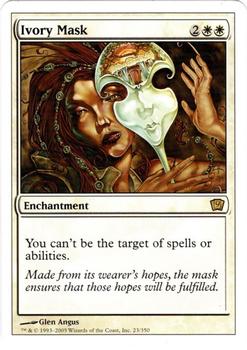 2005 Magic the Gathering 9th Edition #23 Ivory Mask Front
