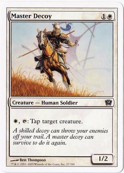 2005 Magic the Gathering 9th Edition #27 Master Decoy Front