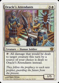 2005 Magic the Gathering 9th Edition #30 Oracle's Attendants Front