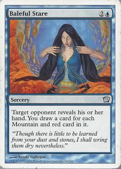 2005 Magic the Gathering 9th Edition #64 Baleful Stare Front