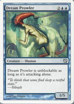 2005 Magic the Gathering 9th Edition #74 Dream Prowler Front