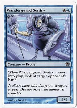 2005 Magic the Gathering 9th Edition #111 Wanderguard Sentry Front