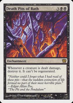 2005 Magic the Gathering 9th Edition #123 Death Pits of Rath Front