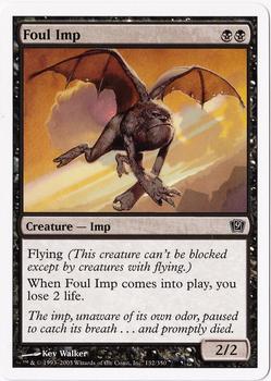 2005 Magic the Gathering 9th Edition #132 Foul Imp Front