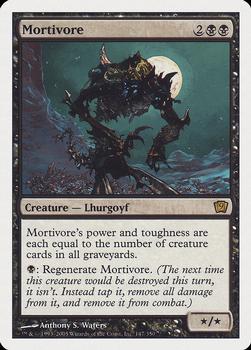 2005 Magic the Gathering 9th Edition #147 Mortivore Front