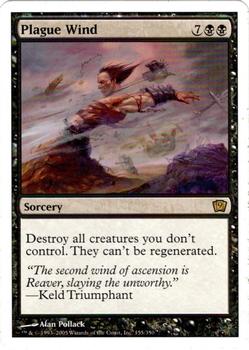 2005 Magic the Gathering 9th Edition #155 Plague Wind Front
