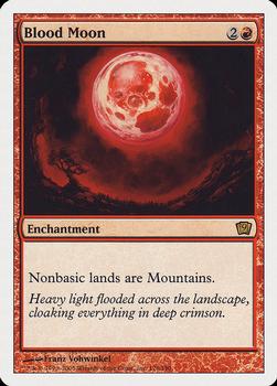 2005 Magic the Gathering 9th Edition #176 Blood Moon Front