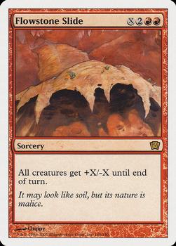 2005 Magic the Gathering 9th Edition #186 Flowstone Slide Front