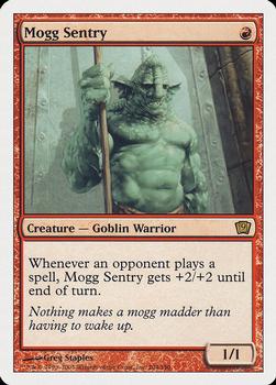 2005 Magic the Gathering 9th Edition #204 Mogg Sentry Front