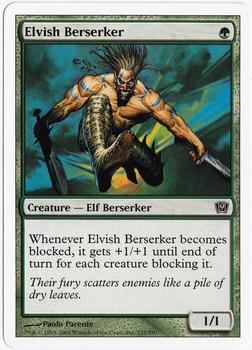 2005 Magic the Gathering 9th Edition #237 Elvish Berserker Front