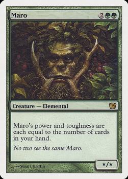 2005 Magic the Gathering 9th Edition #254 Maro Front