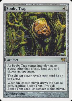 2005 Magic the Gathering 9th Edition #289 Booby Trap Front
