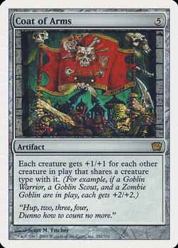 2005 Magic the Gathering 9th Edition #291 Coat of Arms Front