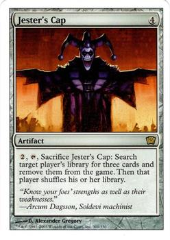 2005 Magic the Gathering 9th Edition #301 Jester's Cap Front