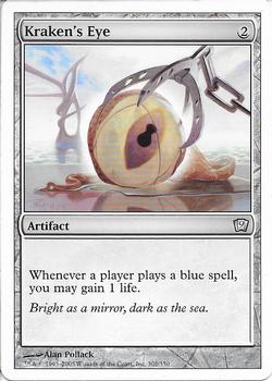 2005 Magic the Gathering 9th Edition #302 Kraken's Eye Front