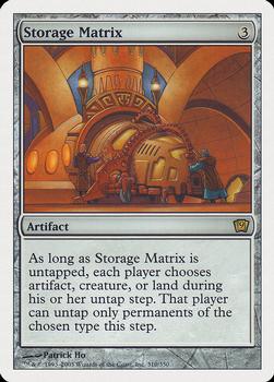 2005 Magic the Gathering 9th Edition #310 Storage Matrix Front