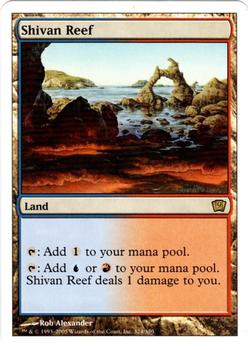 2005 Magic the Gathering 9th Edition #324 Shivan Reef Front