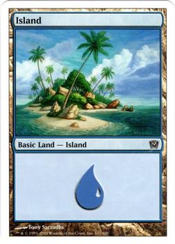 2005 Magic the Gathering 9th Edition #337 Island Front