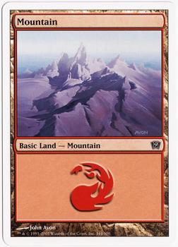 2005 Magic the Gathering 9th Edition #344 Mountain Front