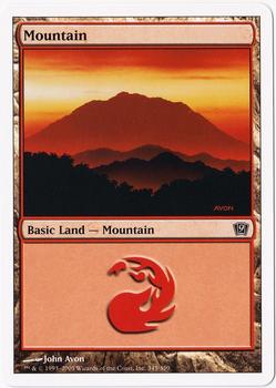 2005 Magic the Gathering 9th Edition #345 Mountain Front