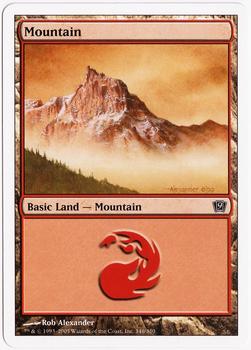 2005 Magic the Gathering 9th Edition #346 Mountain Front